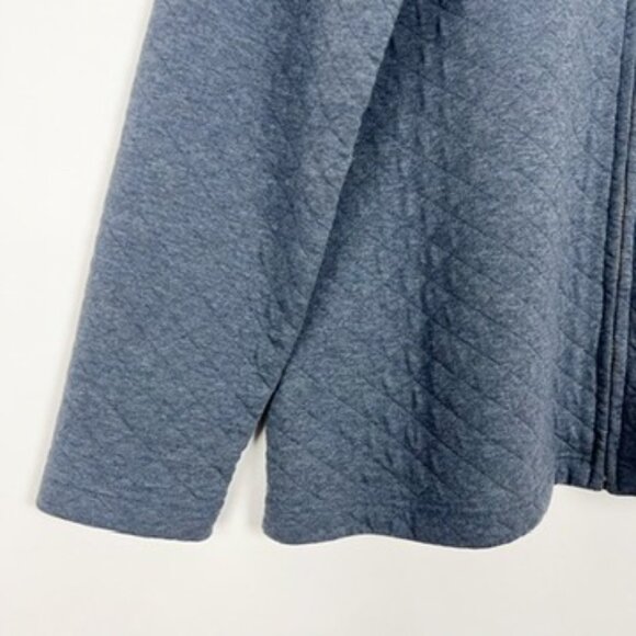 L.L. Beane Barn Jacket Womens Large Blue Quilted Transitional Shacket - Picture 3 of 12